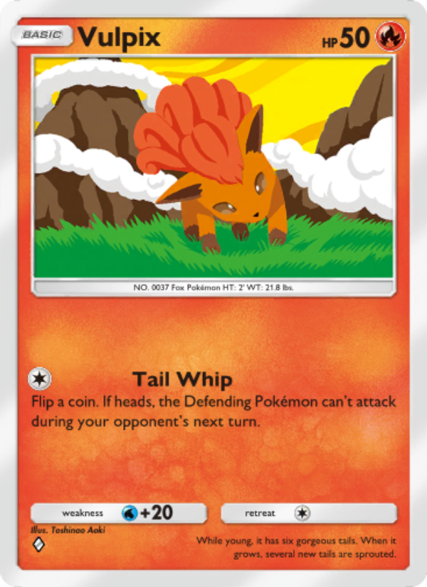 Vulpix 037/286 — Genetic Apex (English Pokémon TCG card)