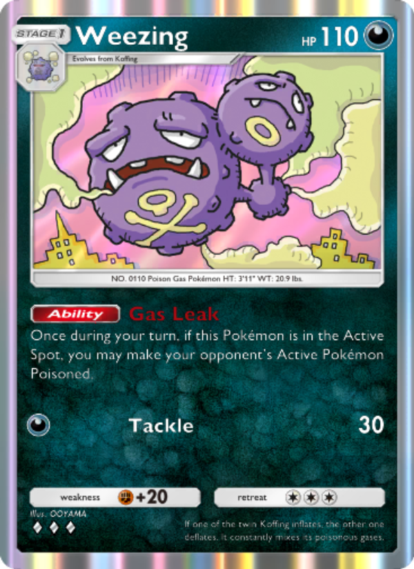 Weezing 177/286 — Genetic Apex (English Pokémon TCG card)