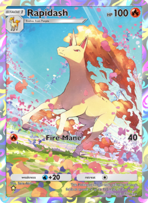 Rapidash 231/286 — Genetic Apex (English Pokémon TCG card)