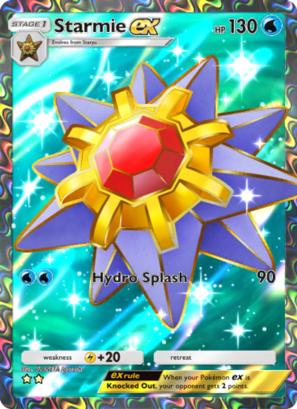 Starmie ex 257/286 — Genetic Apex (English Pokémon TCG card)