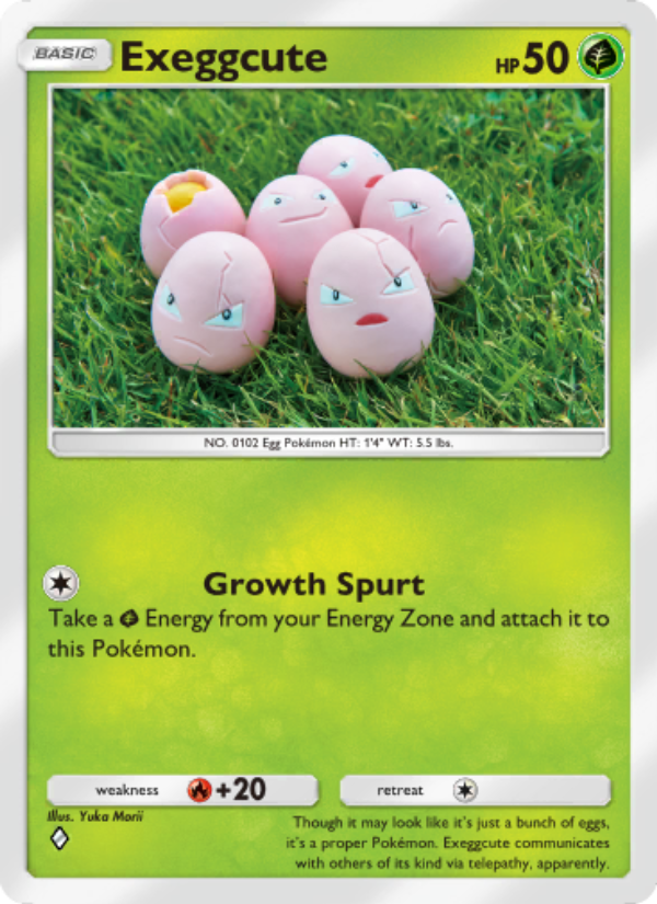 Exeggcute 001/86 — Mythical Island (English Pokémon TCG card)