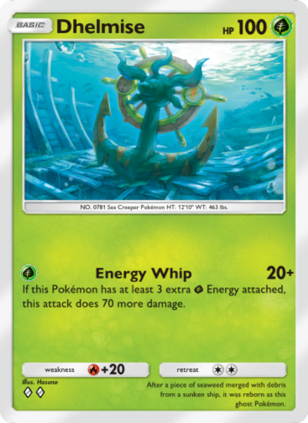 Dhelmise 009/86 — Mythical Island (English Pokémon TCG card)