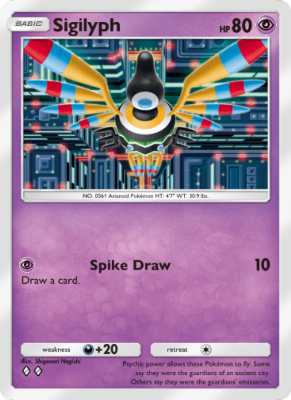 Sigilyph 033/86 — Mythical Island (English Pokémon TCG card)