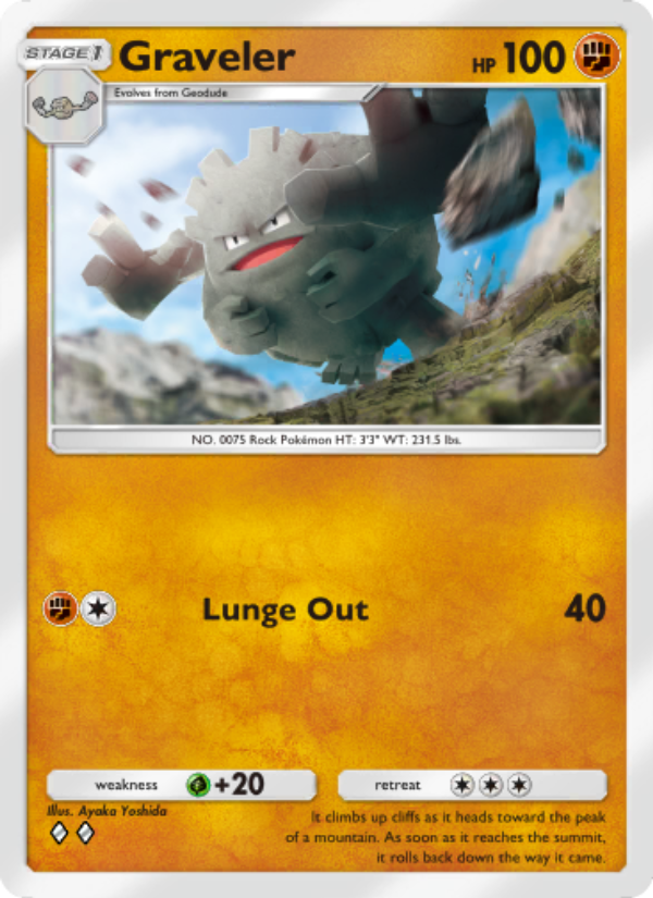 Graveler 044/86 — Mythical Island (English Pokémon TCG card)