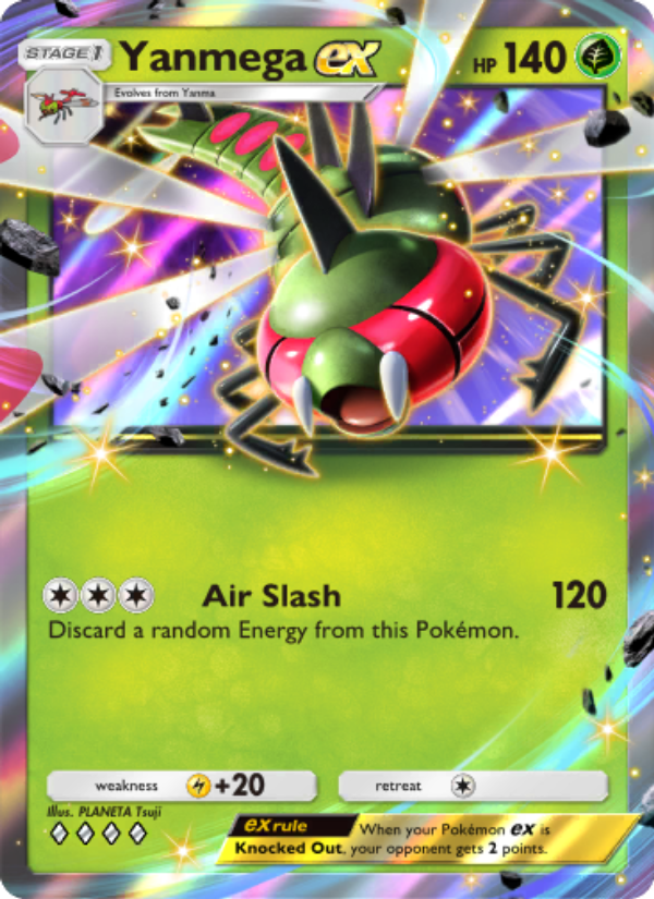 Yanmega ex 007/207 — Space-Time Smackdown (English Pokémon TCG card)
