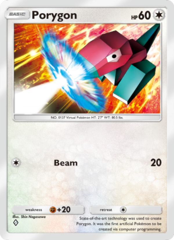 Porygon 127/207 — Space-Time Smackdown (English Pokémon TCG card)