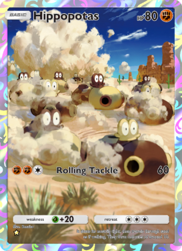 Hippopotas 171/207 — Space-Time Smackdown (English Pokémon TCG card)