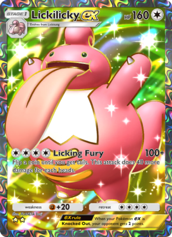Lickilicky ex 189/207 — Space-Time Smackdown (English Pokémon TCG card)