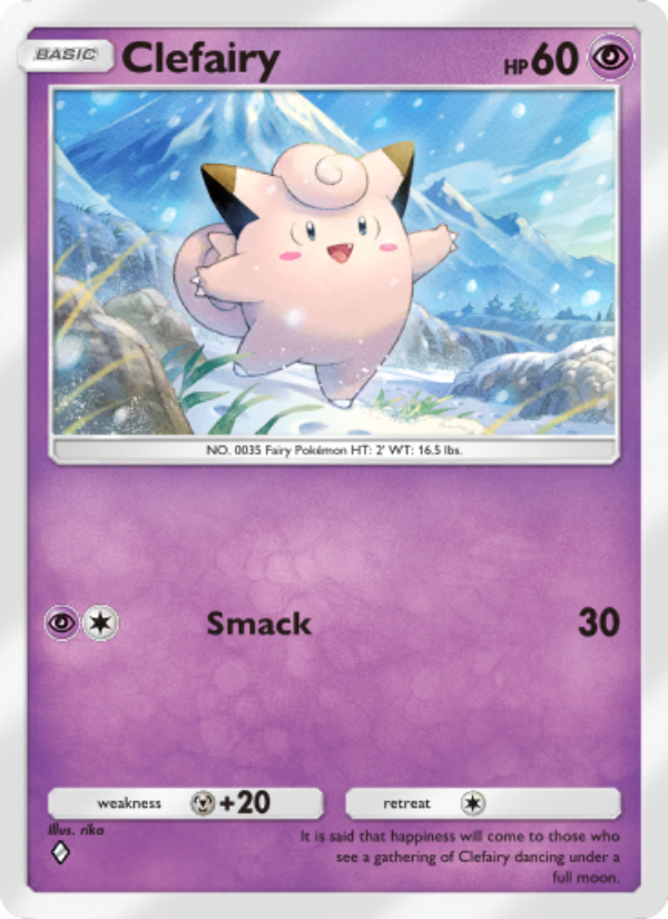 Clefairy 029/96 — Triumphant Light (English Pokémon TCG card)
