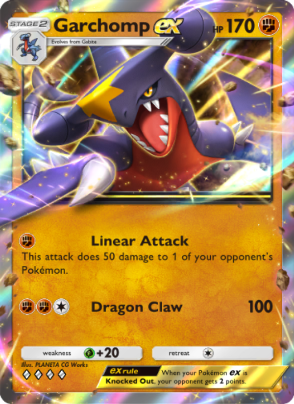 Garchomp ex 047/96 — Triumphant Light (English Pokémon TCG card)
