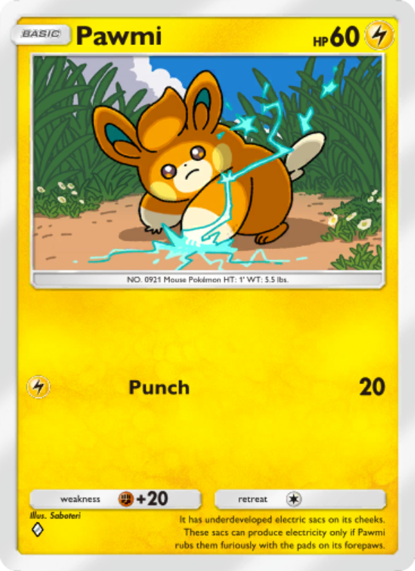 Pawmi 026/111 — Shining Revelry (English Pokémon TCG card)
