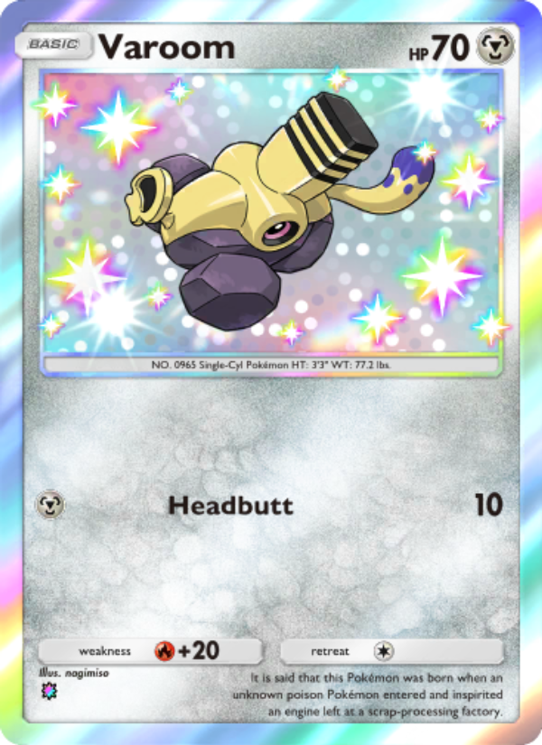 Varoom 105/111 — Shining Revelry (English Pokémon TCG card)