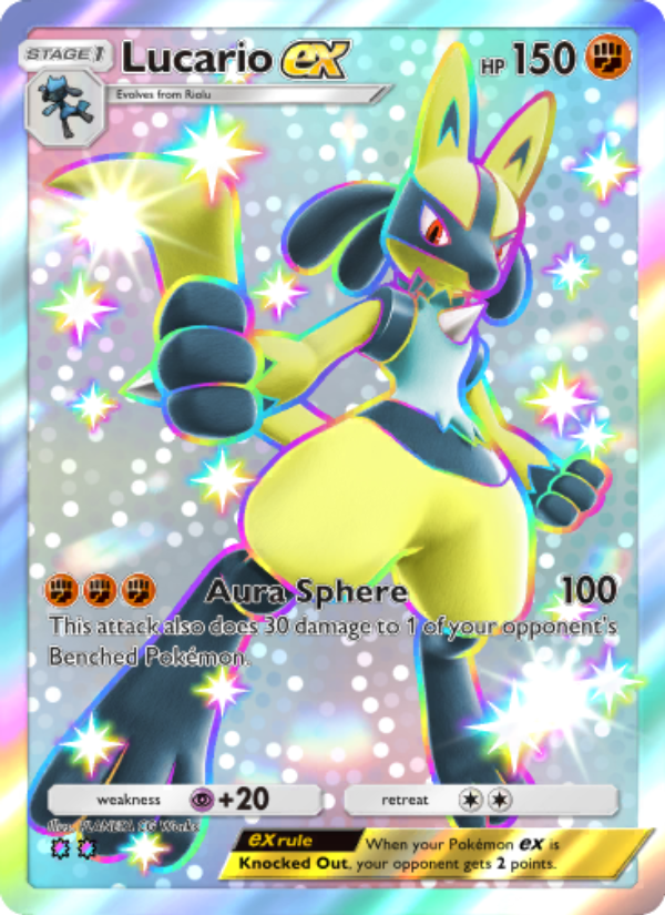 Lucario ex 110/111 — Shining Revelry (English Pokémon TCG card)