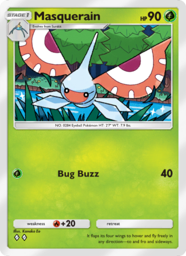 Masquerain 004/239 — Celestial Guardians (English Pokémon TCG card)