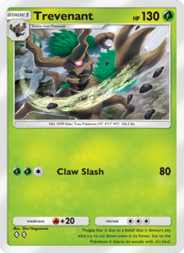 Trevenant 008/239 — Celestial Guardians (English Pokémon TCG card)