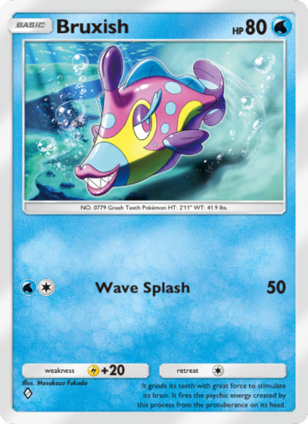 Bruxish 055/239 — Celestial Guardians (English Pokémon TCG card)