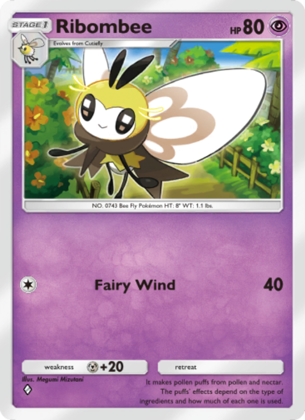 Ribombee 079/239 — Celestial Guardians (English Pokémon TCG card)