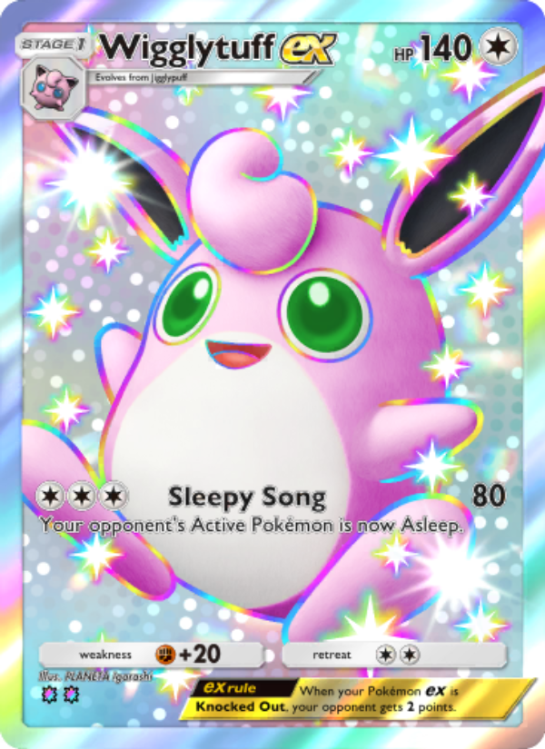 Wigglytuff ex 237/239 — Celestial Guardians (English Pokémon TCG card)