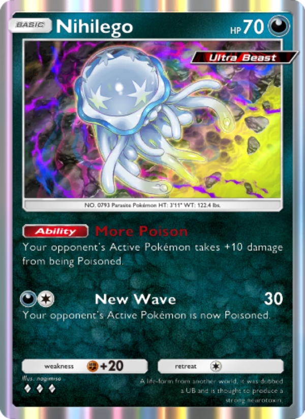 Nihilego 042/103 — Extradimensional Crisis (English Pokémon TCG card)