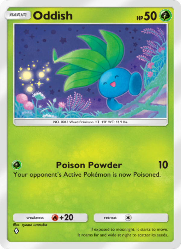 Oddish 001/241 — Wisdom of Sea and Sky (English Pokémon TCG card)