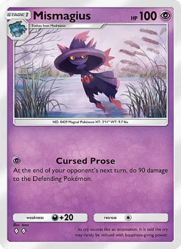 Mismagius 033/105 — Secluded Springs (English Pokémon TCG card)