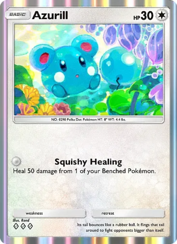 Azurill 063/105 — Secluded Springs (English Pokémon TCG card)