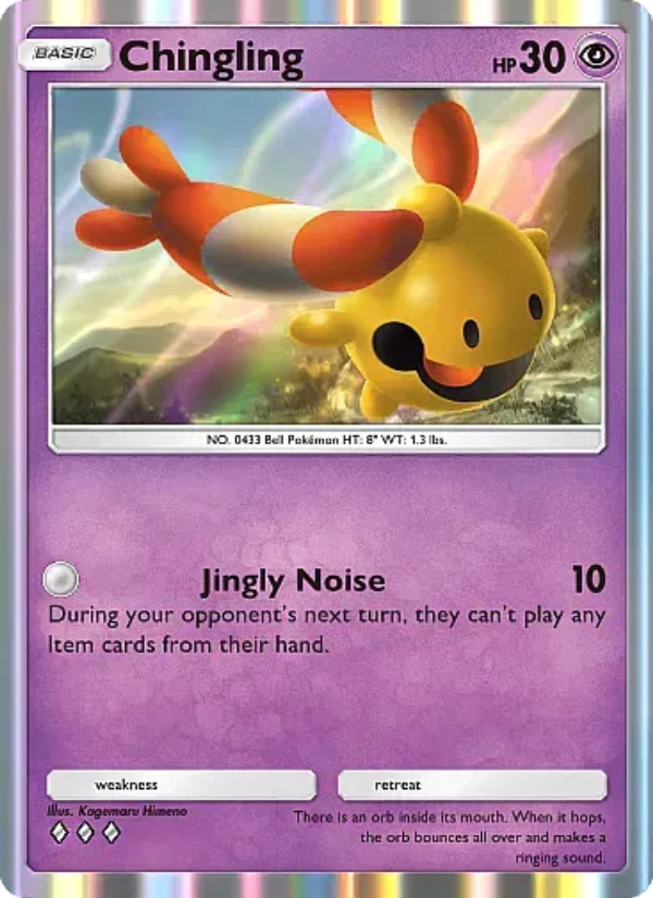 Team Rocket's Chingling Pokémon TCG cards