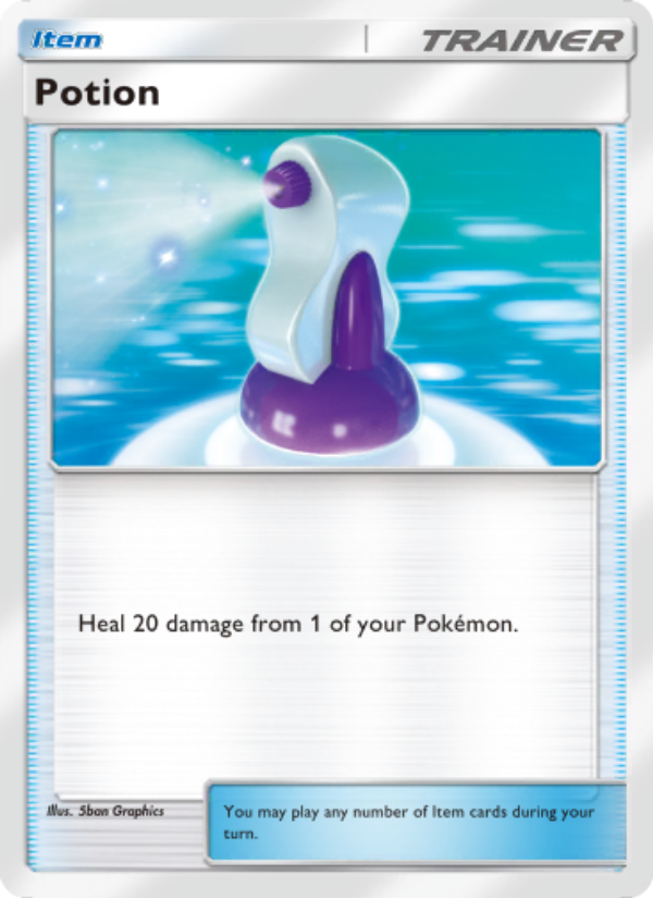Potion 001/100 — Promos-A (English Pokémon TCG card)