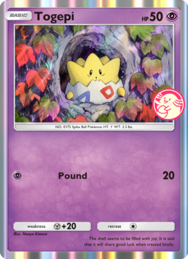 Togepi 041/100 — Promos-A (English Pokémon TCG card)