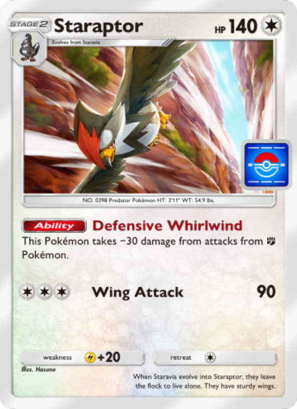Staraptor 047/100 — Promos-A (English Pokémon TCG card)