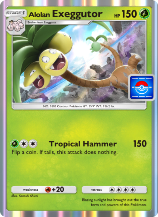 Alolan Exeggutor 069/100 — Promos-A (English Pokémon TCG card)