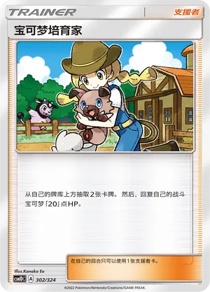 Pokémon Breeder 302 — Storming Emergence GX Starter Deck (Chinese Pokémon TCG card)