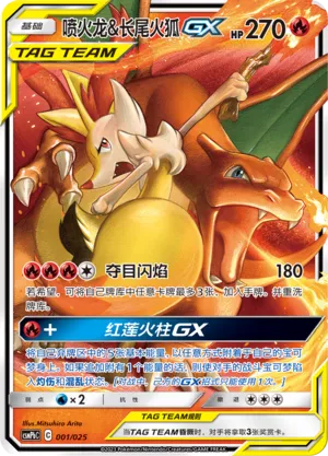 Charizard & Braixen Pokémon TCG cards