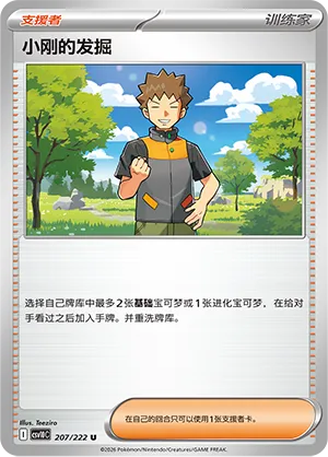 Brock's Scouting 207 — Chasing Glory (Simplified) (Chinese Pokémon TCG card)