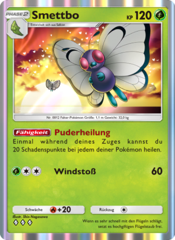 Smettbo 007 — Unschlagbare Gene (German Pokémon TCG card)