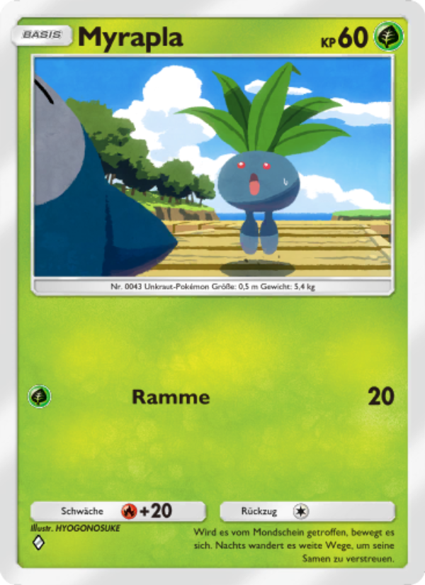 Myrapla 011 — Unschlagbare Gene (German Pokémon TCG card)