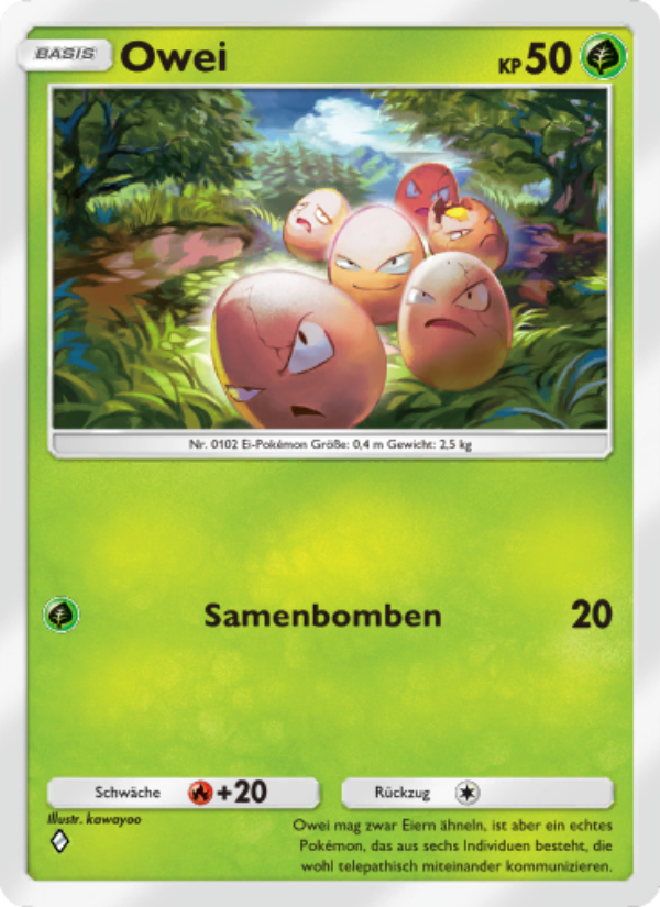 Owei 021 — Unschlagbare Gene (German Pokémon TCG card)
