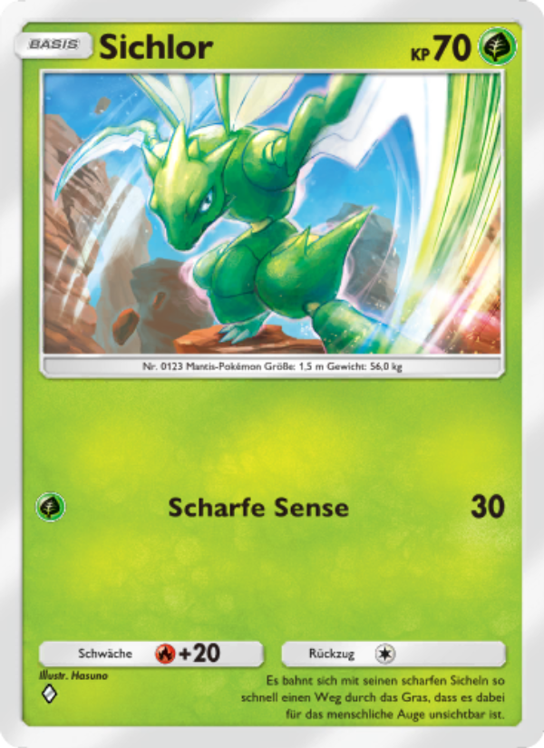 Sichlor 025 — Unschlagbare Gene (German Pokémon TCG card)