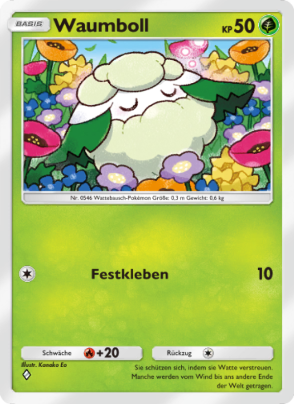 Waumboll 027 — Unschlagbare Gene (German Pokémon TCG card)