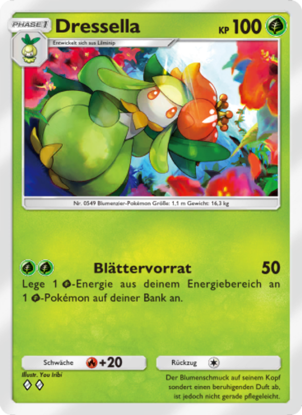Dressella 030 — Unschlagbare Gene (German Pokémon TCG card)