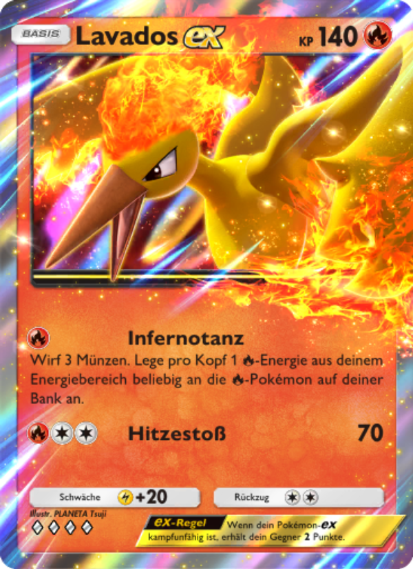 Lavados-ex 047 — Unschlagbare Gene (German Pokémon TCG card)