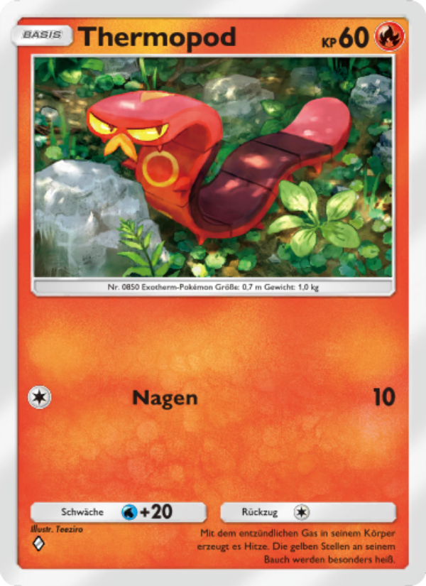 Thermopod 051 — Unschlagbare Gene (German Pokémon TCG card)