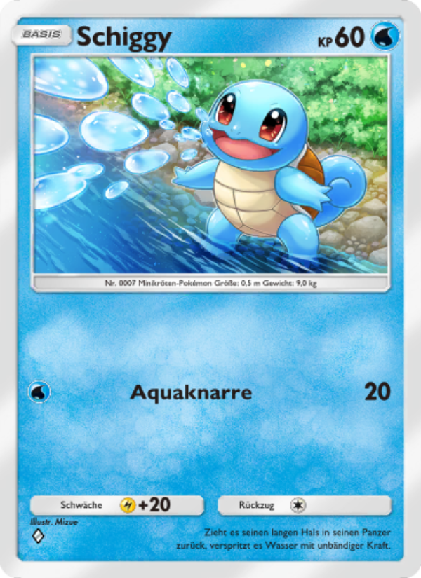 Schiggy 053 — Unschlagbare Gene (German Pokémon TCG card)