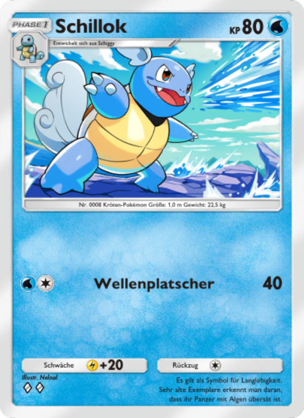 Schillok 054 — Unschlagbare Gene (German Pokémon TCG card)