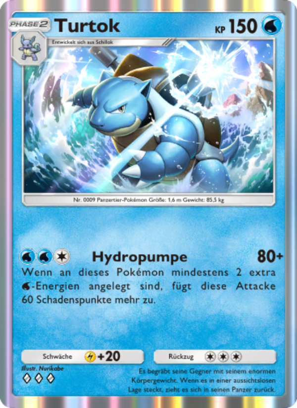Turtok 055 — Unschlagbare Gene (German Pokémon TCG card)