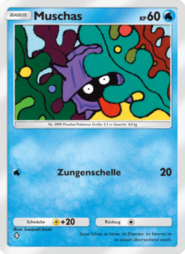 Muschas 066 — Unschlagbare Gene (German Pokémon TCG card)