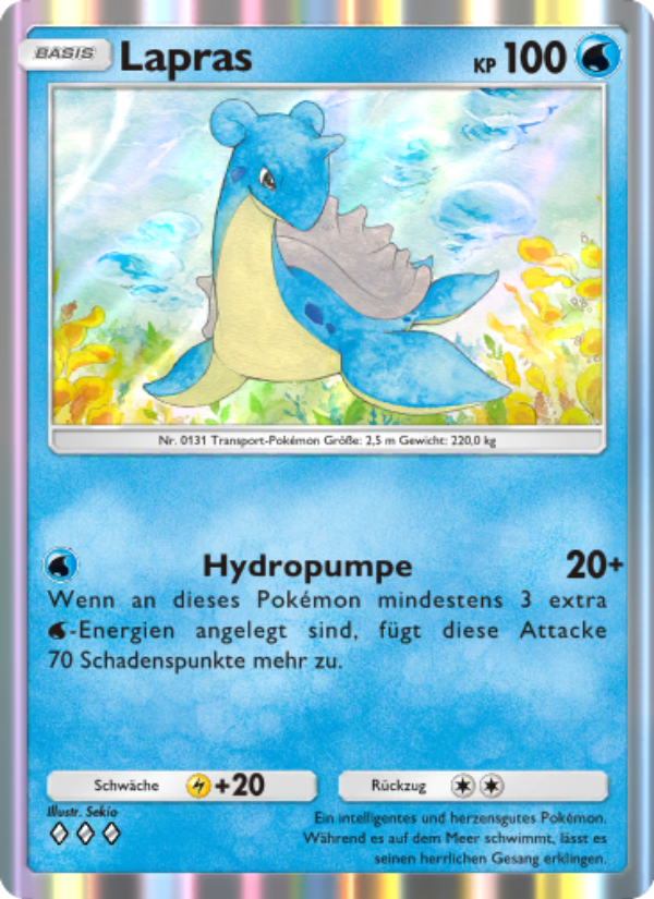 Lapras 079 — Unschlagbare Gene (German Pokémon TCG card)