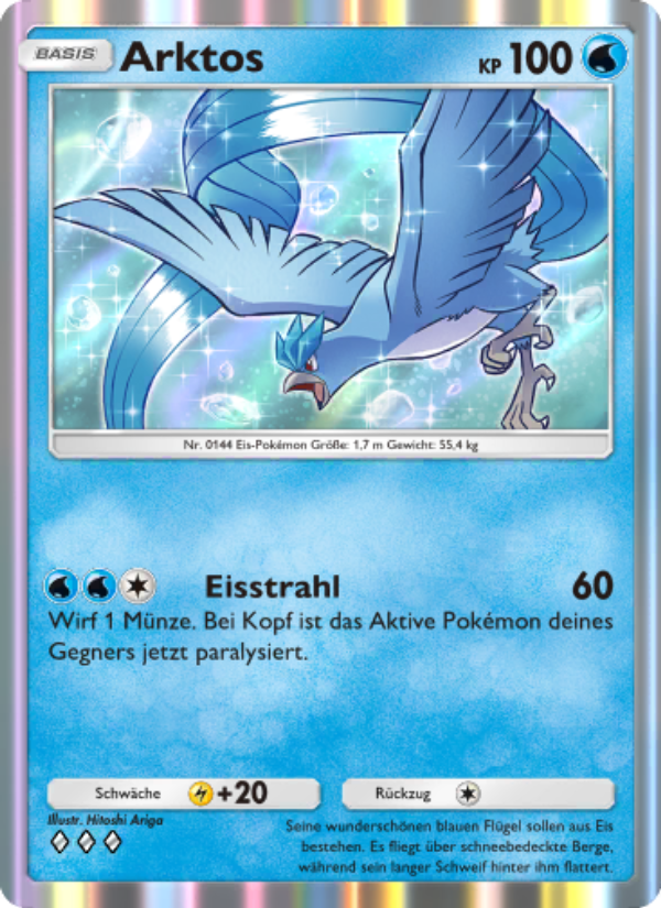 Arktos 083 — Unschlagbare Gene (German Pokémon TCG card)
