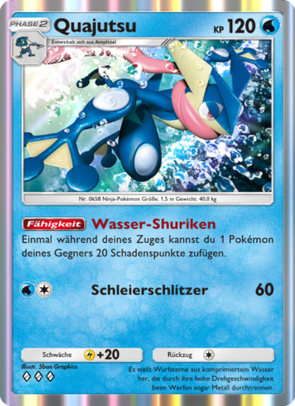 Quajutsu 089 — Unschlagbare Gene (German Pokémon TCG card)