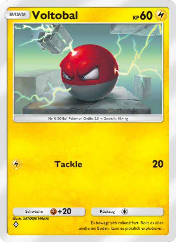 Voltobal 099 — Unschlagbare Gene (German Pokémon TCG card)